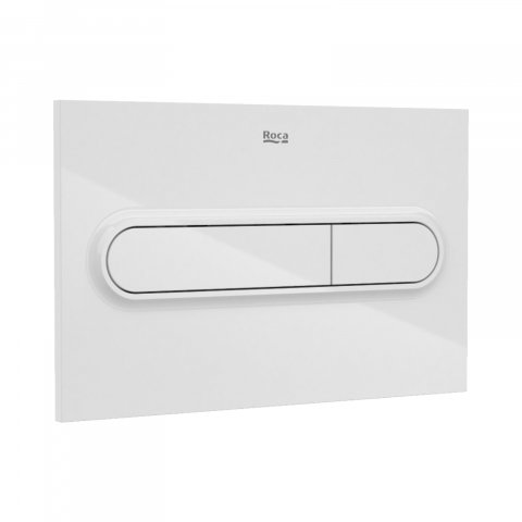 Baie - Clapeta alba de actionare pentru rezervor incastrat PL1 In-Wall Roca