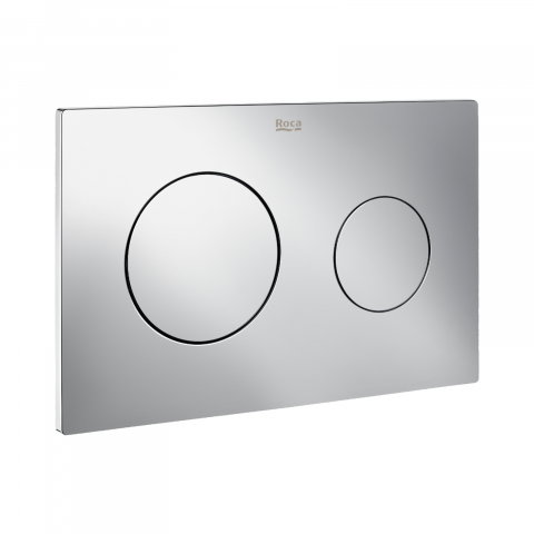 Baie - Clapeta cromata de actionare pentru rezervor incastrat PL10 In-Wall Roca