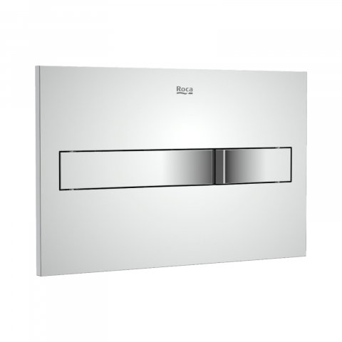 Baie - Clapeta cromata de actionare pentru rezervor incastrat PL2 In-Wall Roca