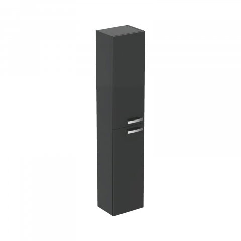 Mobilier tip coloana - Coloana mobilier baie 1500 mm 2 usi TEMPO suspendat gri lucios Ideal Standard