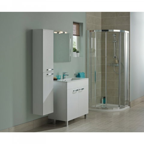 Coloana mobilier baie 1500 mm 2 usi TEMPO suspendat alb lucios Ideal Standard [2]