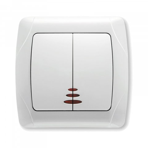 Echipamente electrice - Comutator cu led Carmen Viko by Panasonic