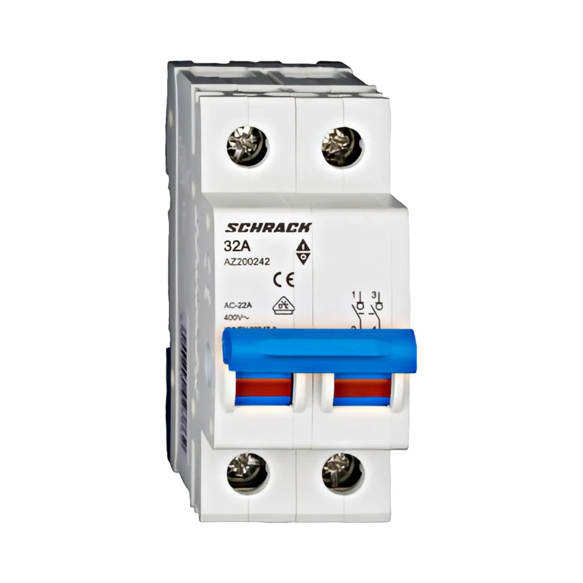 Tablouri electrice, disjunctoare si sigurante - COMUTATOR PRINCIPAL MODULAR 32A, 2-POLI