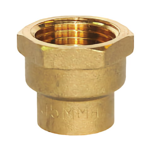 Alimentare apa. Tevi, fitinguri si accesorii - Conector din alama pentru teava cupru D.15 x 1/2" M-M EVP