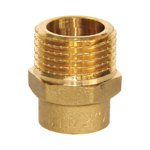Alimentare apa. Tevi, fitinguri si accesorii - Conector din alama pentru teava cupru D.15 x 1/2" M-T EVP