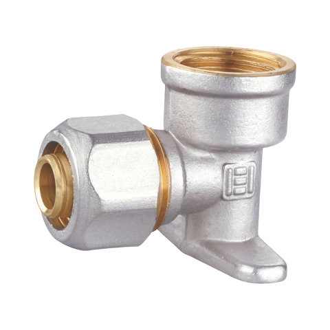 Tevi si fitinguri PEX - PEXAL - Cot cu talpa cu filet interior 16 x 1/2" EVP