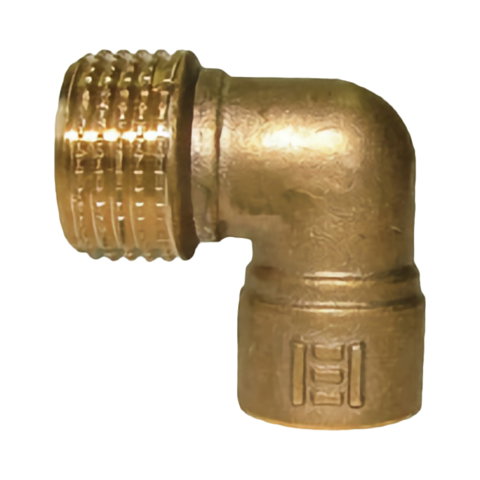 Alimentare apa. Tevi, fitinguri si accesorii - Cot din alama pentru teava cupru D.15 x 1/2" M-T Smart EVP