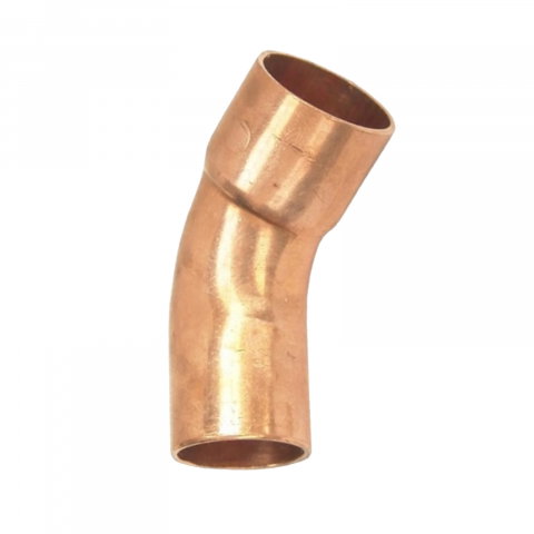 Alimentare apa. Tevi, fitinguri si accesorii - Cot la 45 grade cupru M-T D.22 mm