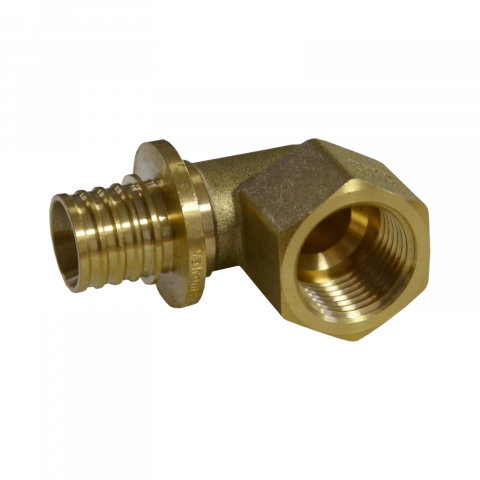 Instalatii termice - Cot PexKIT Alama D.16 x 1/2" filet interior