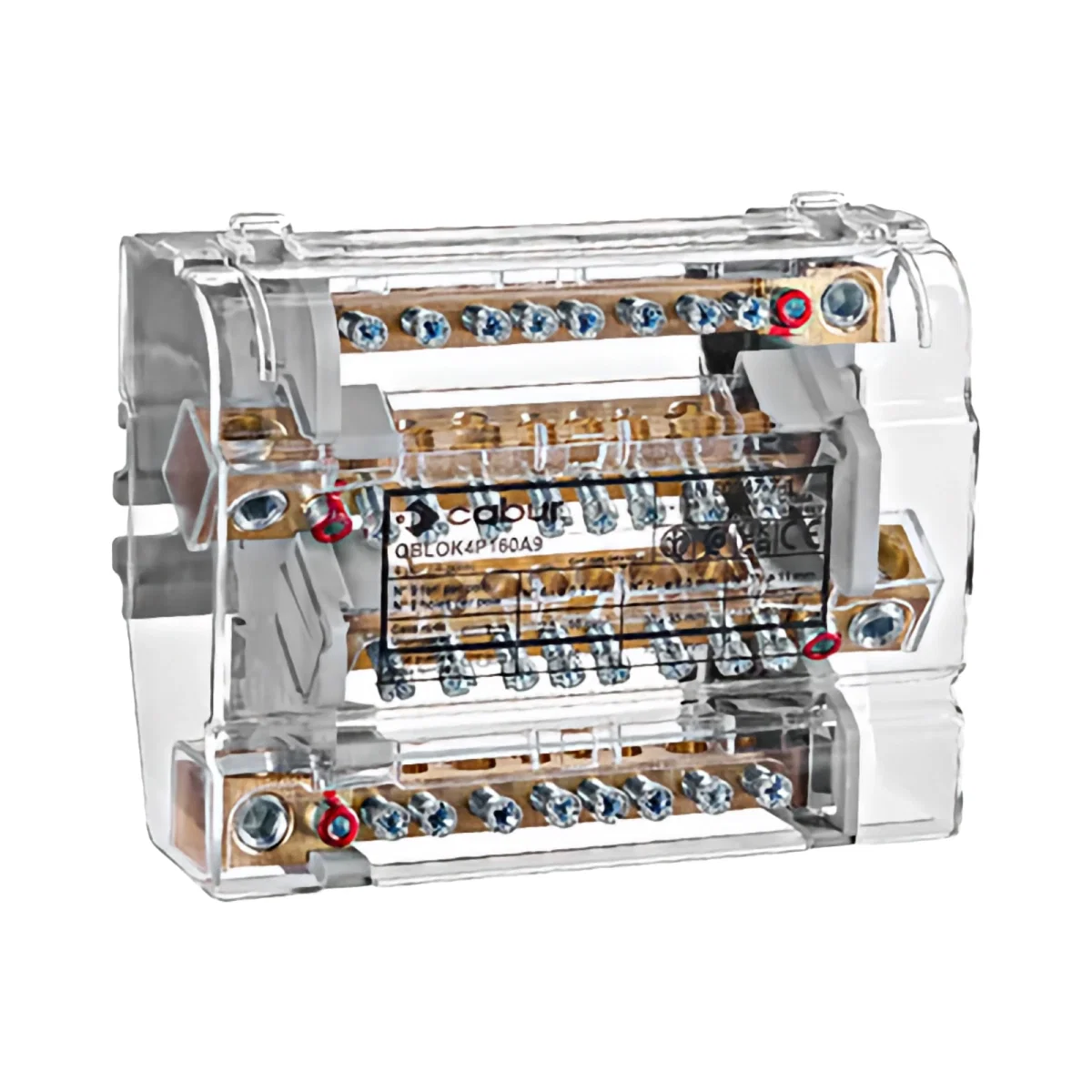 Tablouri electrice, disjunctoare si sigurante - DISTRIBUITOR 4 POLI 160A, PER POL:1X50 MM2/2X35 MM2+6X16 MM2