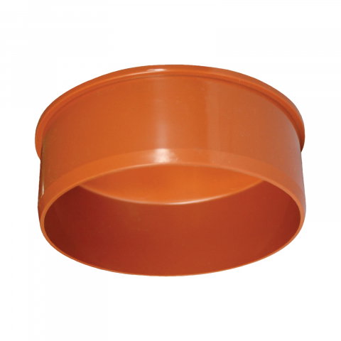 Canalizare exterioara - Dop canal PVC D.125 mm