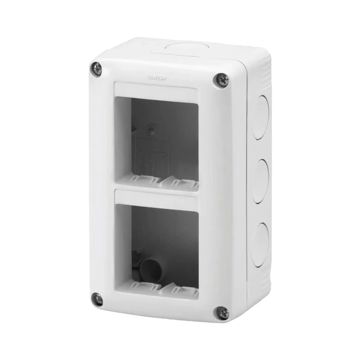 Accesorii prize si intrerupatoare - DOZA APARENTA VERTICALA 4M GEWISS | GW27021