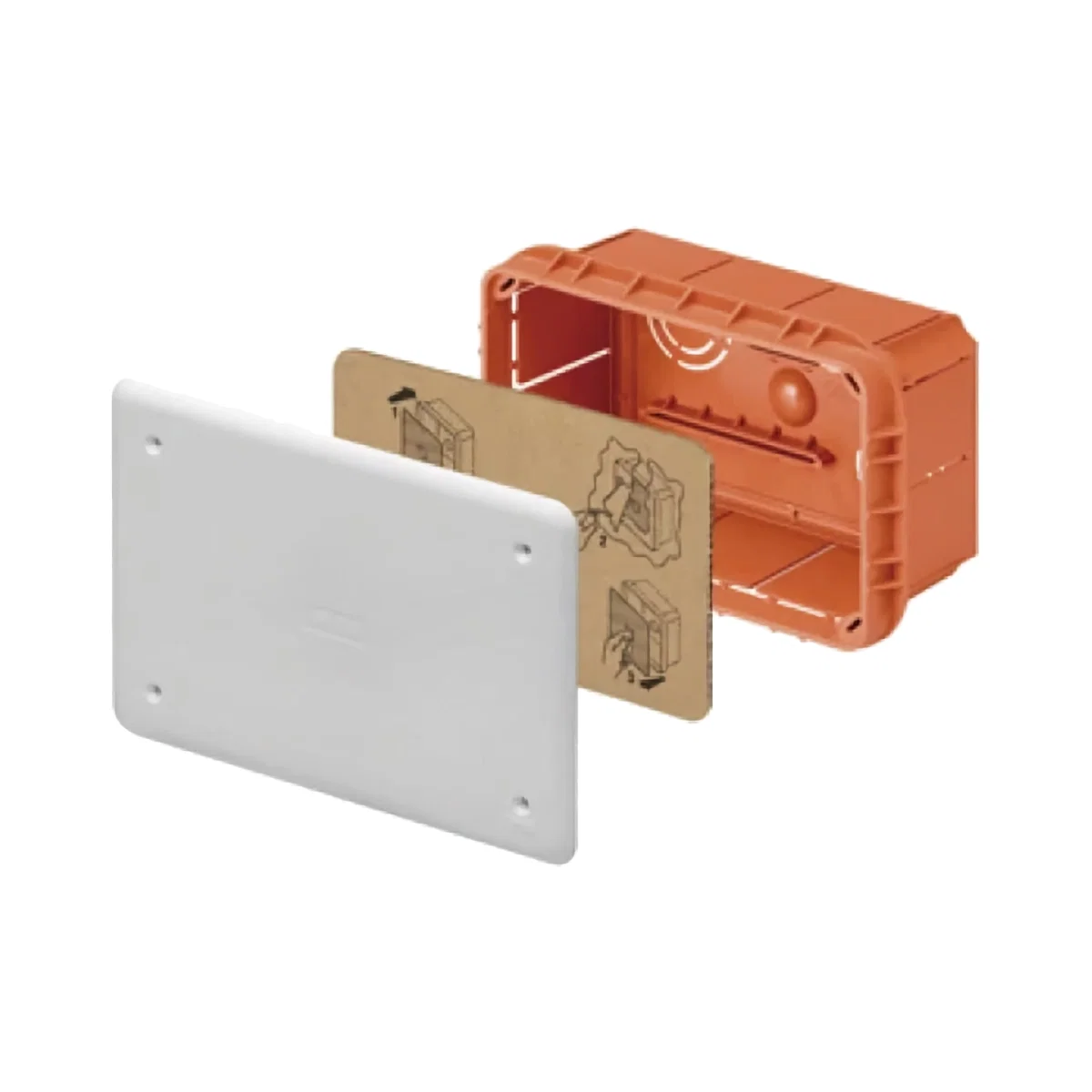 Accesorii prize si intrerupatoare - DOZA DERIVATIE ST 152X98X70MM GEWISS | GW48004