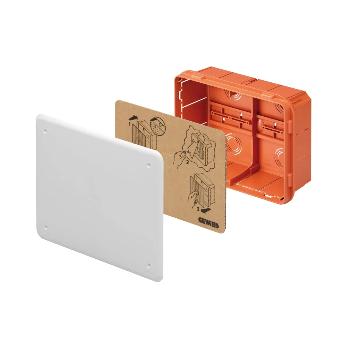Prize, intrerupatoare si variatoare - DOZA DERIVATIE ST 196X152X70MM GEWISS | GW48006