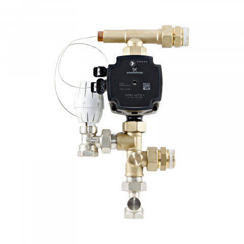 Instalatii termice - Kit amestec PexKIT incalzire pardoseala Mini I cu pompa Grundfos Valrom