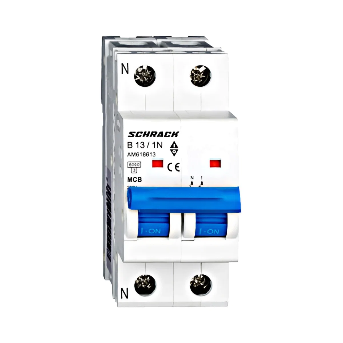 Tablouri electrice, disjunctoare si sigurante - INTRERUPTOR AUTOMAT MODULAR (MCB) AMPARO 6KA, B 13A, 1P+N