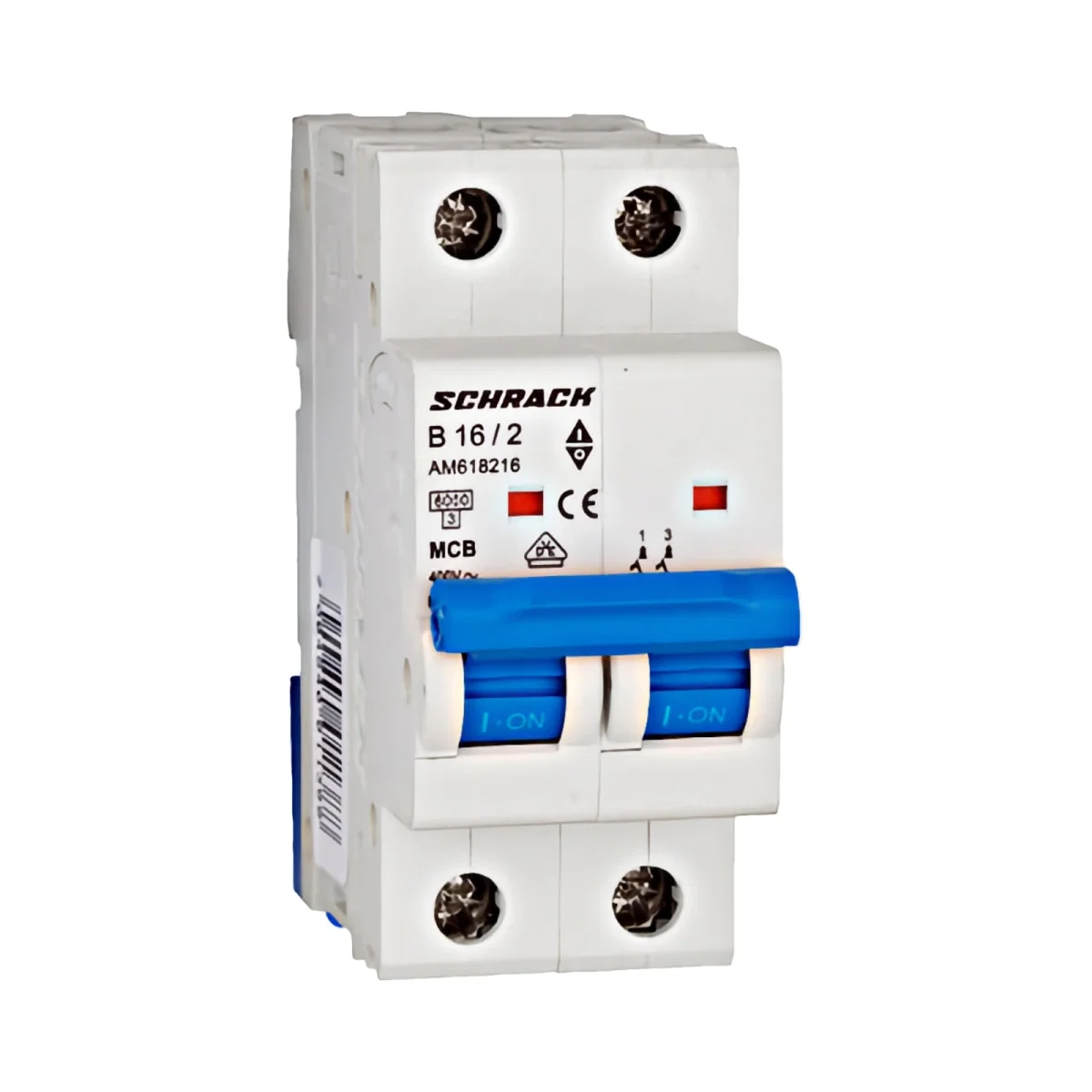 Tablouri electrice, disjunctoare si sigurante - INTRERUPTOR AUTOMAT MODULAR (MCB) AMPARO 6KA, B 16A, 2-POLI