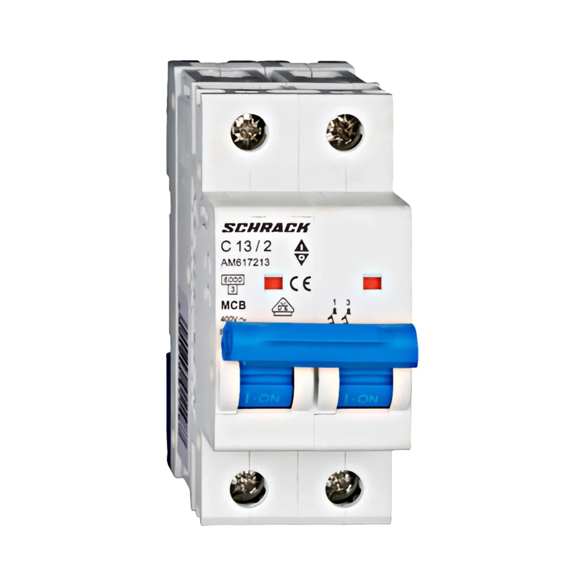 Tablouri electrice, disjunctoare si sigurante - INTRERUPTOR AUTOMAT MODULAR (MCB) AMPARO 6KA, C 13A, 2-POLI