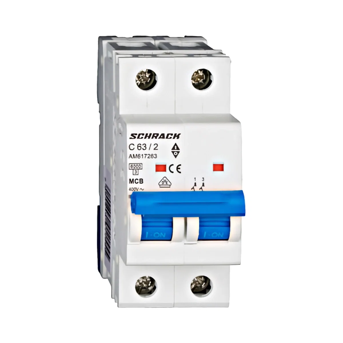 Tablouri electrice, disjunctoare si sigurante - INTRERUPTOR AUTOMAT MODULAR (MCB) AMPARO 6KA, C 63A, 2-POLI