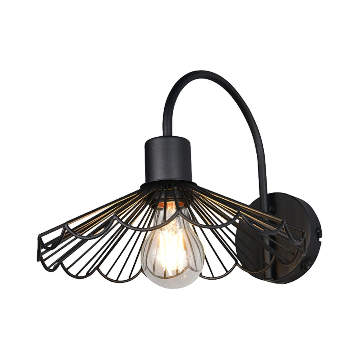 Echipamente electrice - Lampa de perete MARGARITA 1-E27 (EXCL) | R26431732