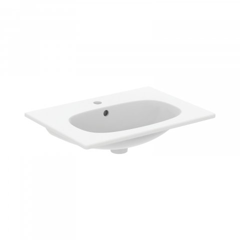 Baie - Lavoar 600 mm TESI pentru montaj pe mobilier alb mat Ideal Standard