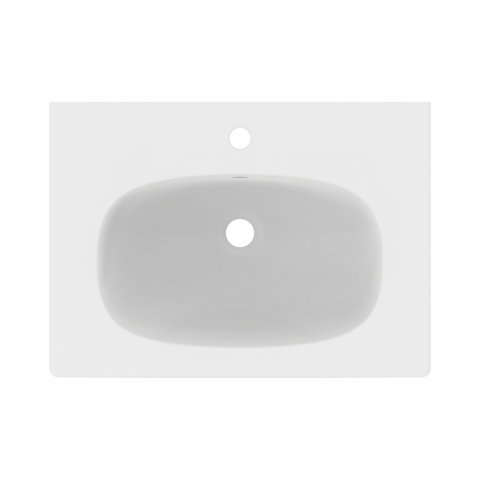 Lavoar 600 mm TESI pentru montaj pe mobilier alb mat Ideal Standard [3]