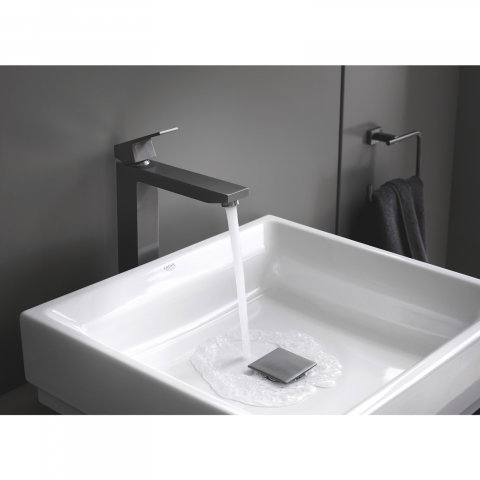 Lavoar Grohe Cube Ceramic, pe blat, 500 x 470, PureGuard, alb [2]