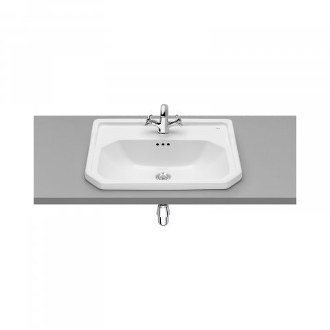 Baie - Lavoar din portelan, cu montaj in blat 60 cm Carmen Roca
