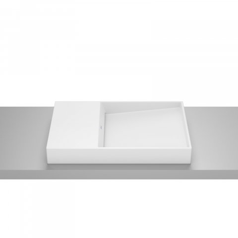 Lavoar pe blat din portelan Dash Horizon 60 cm alb mat Roca [1]