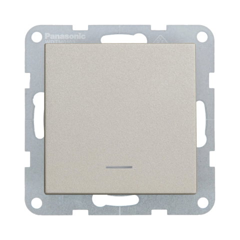 Echipamente electrice - Mecanism intrerupator cu LED cu terminal neutru ON-ON MEC. QC Karre Plus 55 Bronz