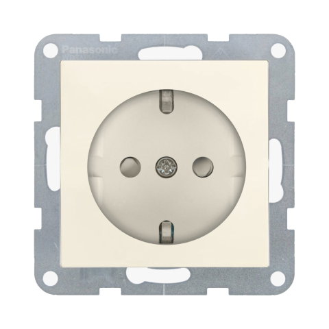 Prize - Mecanism priza Schuko cu protectie pentru copii si Quick Connect Karre Plus 55 Bej