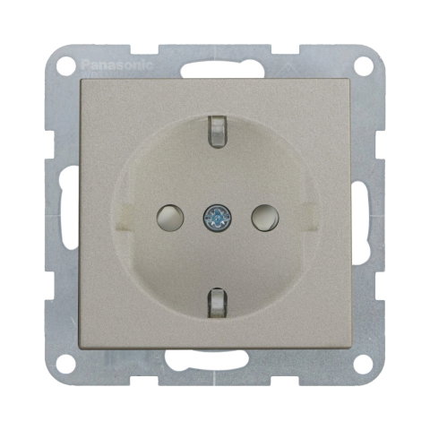 Prize - Mecanism priza Schuko cu protectie pentru copii si Quick Connect Karre Plus 55 Bronz