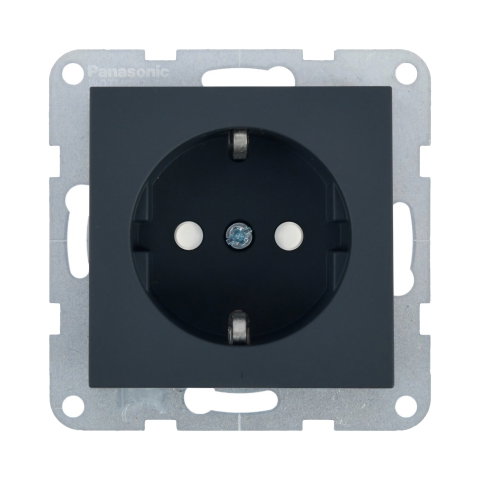 Prize - Mecanism priza Schuko cu protectie pentru copii si Quick Connect Karre Plus 55 Soft Touch Night