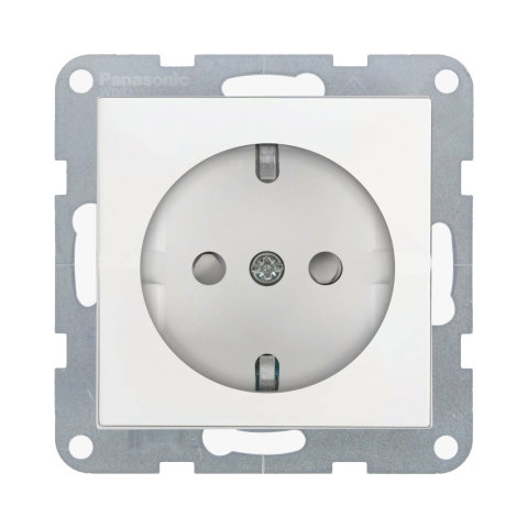 Prize - Mecanism priza Schuko cu protectie pentru copii si Quick Connect Karre Plus 55 Alb