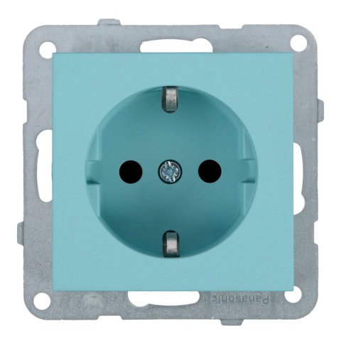Prize - Mecanism priza Schuko QC Karre Plus 55 Soft Touch Turcoaz