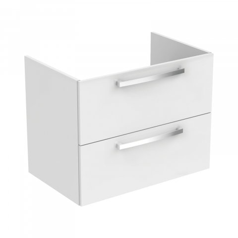Mobilier TEMPO 700 mm suspendat 2 sertare alb lucios Ideal Standard [1]