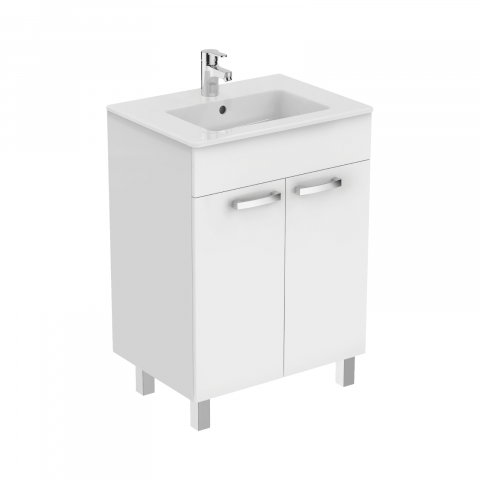 Mobilier TEMPO stativ 2 usi 600 mm alb lucios Ideal Standard [1]