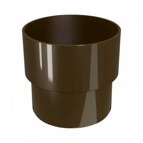 Colectare ape pluviale - Mufa PVC D.80 mm maro