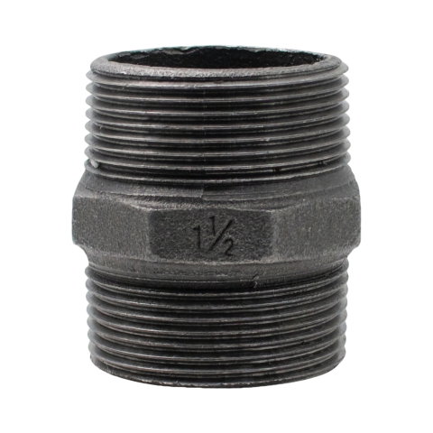 Fitinguri negre - Niplu negru 1.1/2" filet exterior Klass
