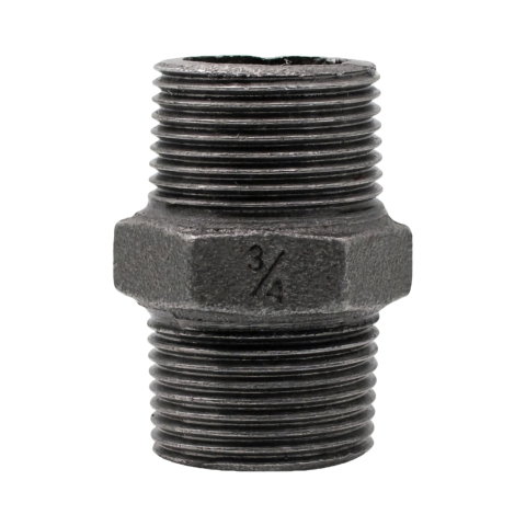Fitinguri negre - Niplu negru 3/4" filet exterior Klass