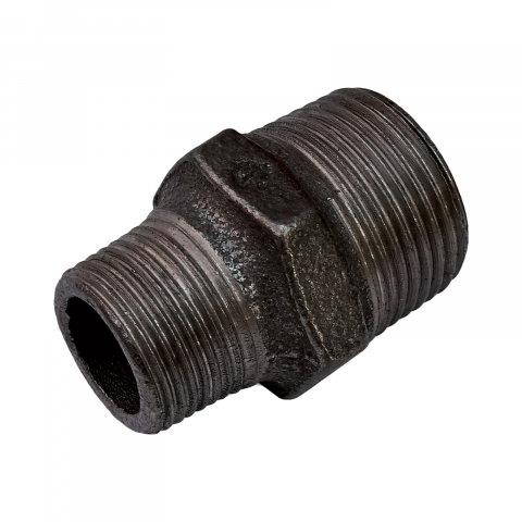 Fitinguri negre - Niplu negru 1" x 3/4" filet exterior