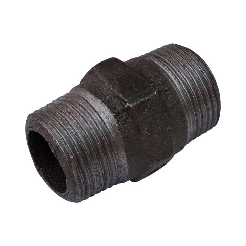 Tevi, fitinguri si accesorii pentru instalatii gaz - Niplu negru 3/4" filet exterior