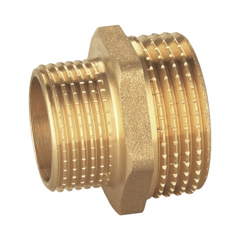 Alimentare apa. Tevi, fitinguri si accesorii - Niplu redus alama 3/4" x 1/2" SLK