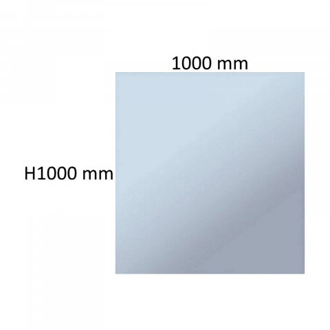 Oglinda inramata 100 x 100 cm alb Belform [1]