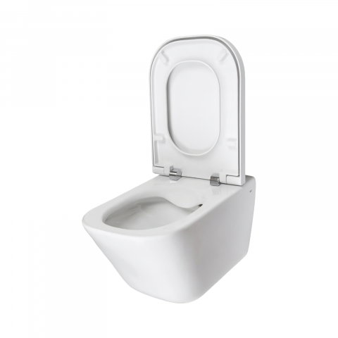 Pachet 5 bucati WC The Gap Square Rimless prinderi complet ascunse Roca [4]