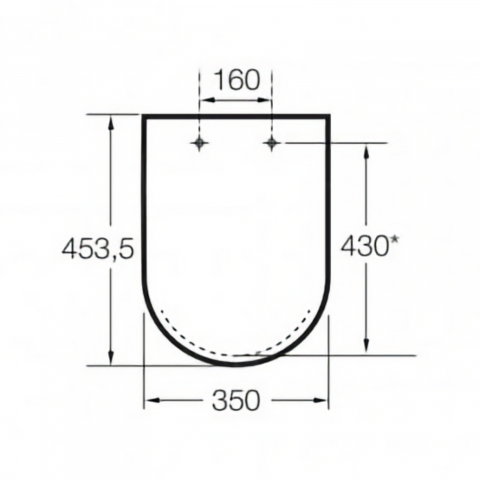 Pachet 5 bucati WC The Gap Square Rimless prinderi complet ascunse Roca [2]