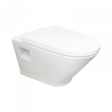 Pachet WC The Gap Round Rimless Roca [2]