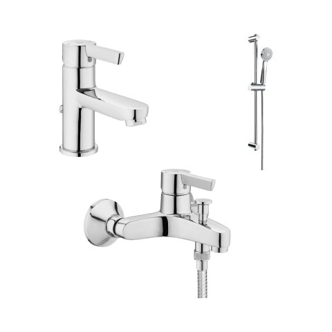 Pachete baterii - Pack 3 in 1 lavoar + cada / dus (bara+set dus) Saona Roca