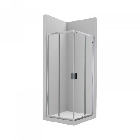 Baie - Panou de dus lateral cu 1 usa glisanta + 1 panou fix 800 x 1950 mm Victoria Roca