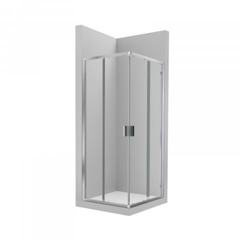 Baie - Panou de dus lateral cu 1 usa glisanta + 1 panou fix Victoria L2 1000 x 1950 Roca